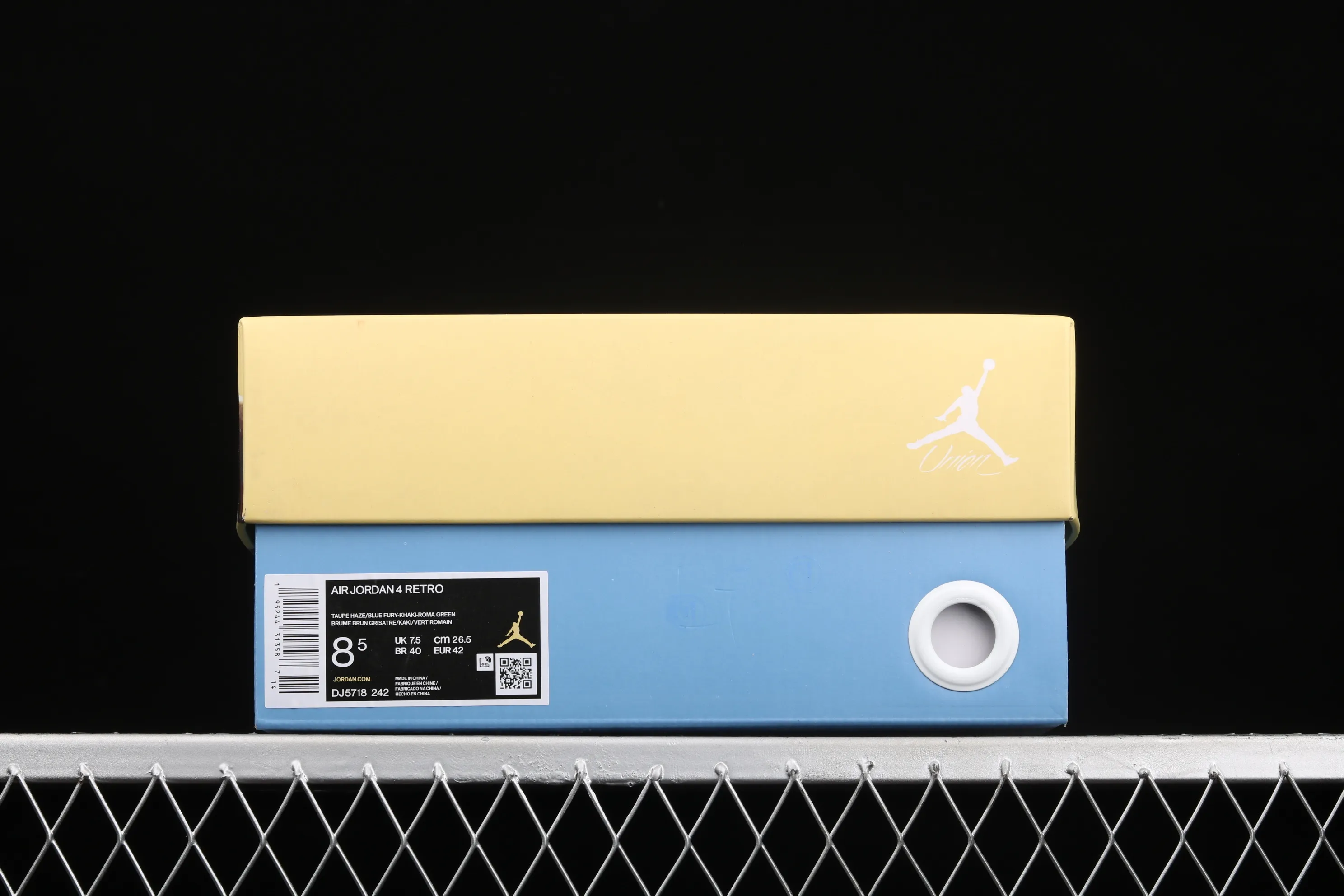 All categories Air Jordan Jordan series basketball shoes Air Jordan 4 L version Union x Air Jordan 4 "Taupe Haze" AJ4 Joe 4 taupe DJ5718-242